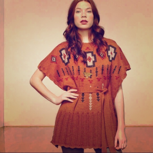 Pendleton Ashcreek Wool Knit Poncho XS/S - Picture 4 of 15